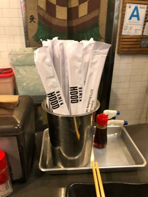 Chopsticks at Ramen Hood in Los Angeles