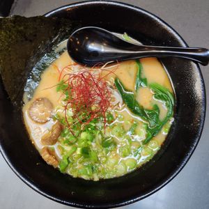 Spicy ramen at Ramen Hood in Los Angeles