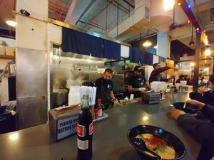 At Ramen 🍜 Bar at Ramen Hood in Los Angeles