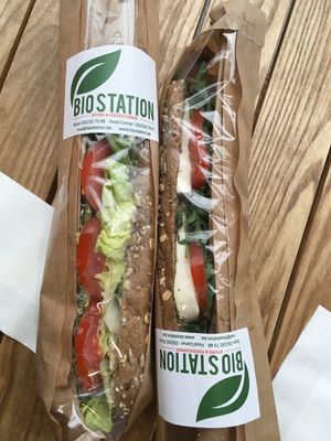 Tasty sandwiches at Bio Station in Antwerpen