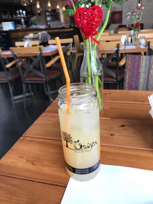 Limonade au gingembre frais  at Romeo Pizza in Volos