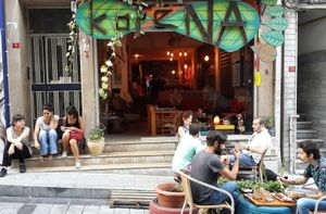 kafeNA's ecological footprint  at KafeNAsanat in Istanbul