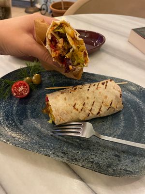 Köfte dürüm  at KafeNAsanat in Istanbul