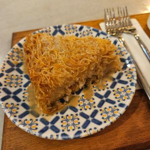 Kadayıf at KafeNAsanat in Istanbul