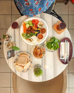Jealous breakfast for one at KafeNAsanat in Istanbul