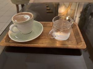 Turkish Coffee 4/10 I’m not a coffee drinkerr  at KafeNAsanat in Istanbul