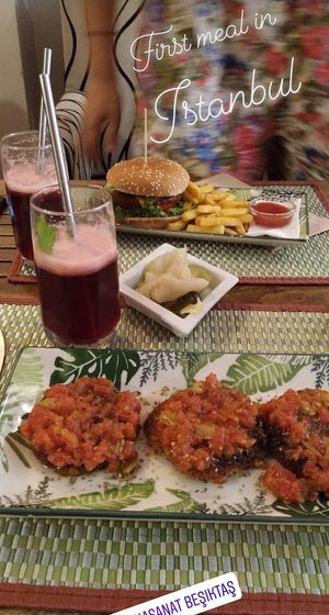 Really tasty food and the Hibiscus limonade is terrific !!! at KafeNAsanat in Istanbul