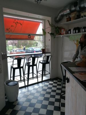 Seats at Green Queen in Malmo