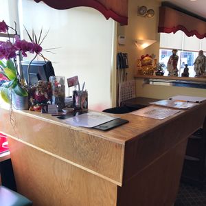 front desk at Chia Sen in Scarborough