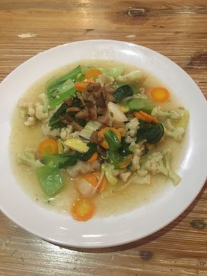 Kwetiau Siram at LN Fortunate Coffee Bandung in Bandung