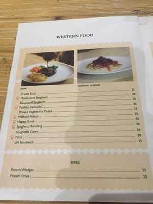 Menu  at LN Fortunate Coffee Bandung in Bandung