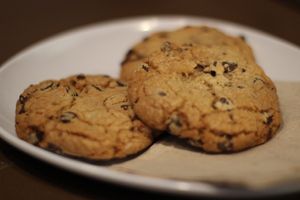 choc chip cookie at Argo Tea in Chicago