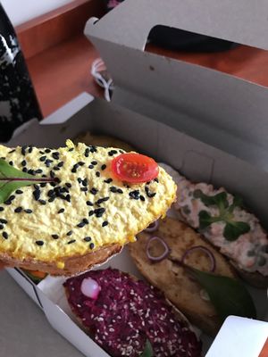 So delicious  at Chlebíček Store in Prague