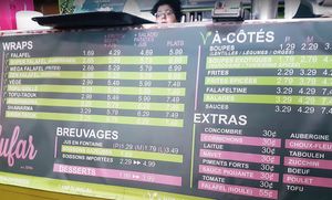 Almost all the menu is vegan! at Nilufar in Montreal