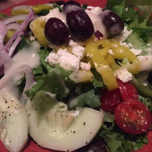 Greek Salad at Tomato Bar Pizza Bakery in Schererville