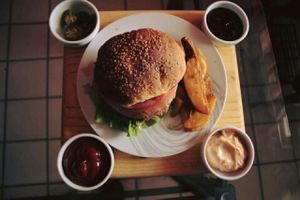 Vegan dressings! at Vegan House in Culiacan