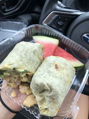 Cheesesteak wrap at Joy Cafe in Philadelphia