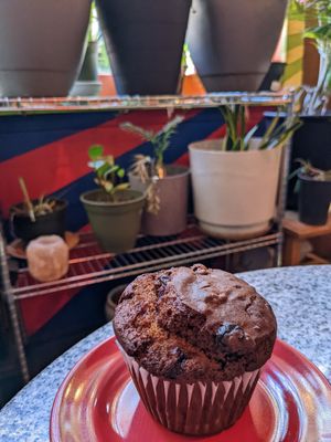 Blueberry muffin at Joy Cafe in Philadelphia