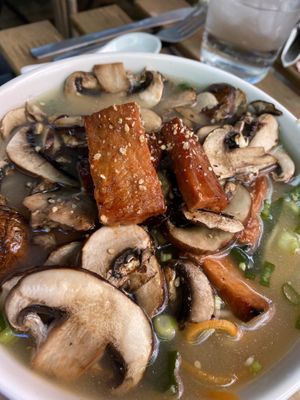 Vegan pho  at Joy Cafe in Philadelphia