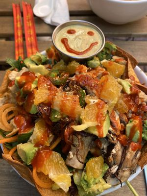 Taco salad  at Joy Cafe in Philadelphia