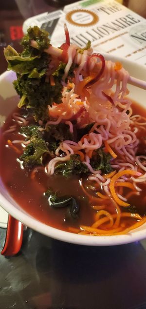 Spice up your life soup #Veganuary at Joy Cafe in Philadelphia