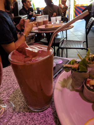 Cocoa loco smoothie at Joy Cafe in Philadelphia