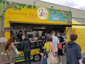 at Vegan Summerfest 2018 at Loving Hut Express - Food Truck in Brussels