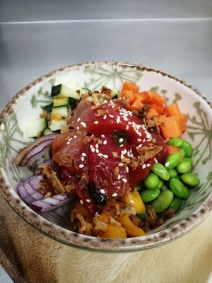 Poke Bowl  at Dona Flor Cafe in Cascais