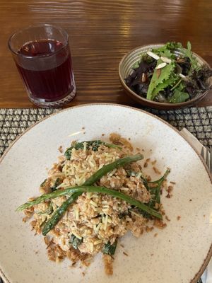 risotto at Dona Flor Cafe in Cascais