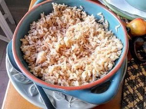 integral rice to add to the main dish at Dona Flor Cafe in Cascais