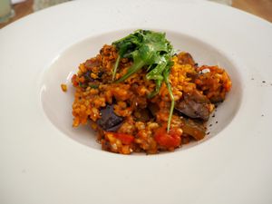 Plato del día at Dona Flor Cafe in Cascais