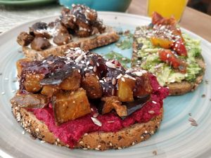 Sooo delicious at Dona Flor Cafe in Cascais