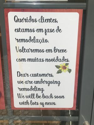 Closed... at Dona Flor Cafe in Cascais