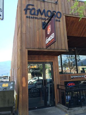 Store front at Famoso Neapolitan Pizzeria in Jasper