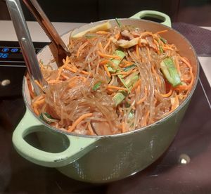 (Vegan) Japchae at Fresca in Hong Kong Island