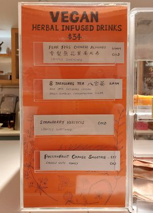 Vegan Herbal Infused Drinks at Fresca in Hong Kong Island