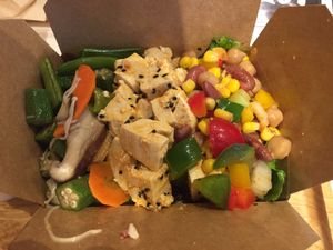 Regular box with 3 choices of toppings  at Fresca in Hong Kong Island