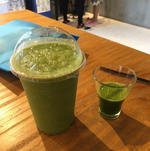Dreamcatcher and Wheatgrass at Catch Juicery in Hong Kong Island