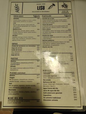  at Lisu Vegetarian in Pachuca