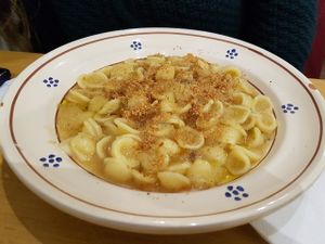 Orecchiette with potatoes at Apulia in Paris