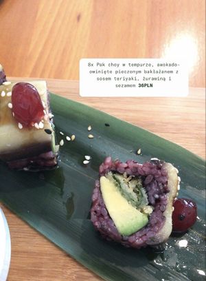   at Edamame Vegan Sushi in Warsaw
