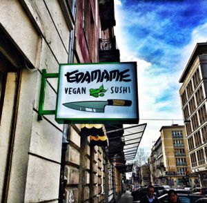 Logo at Edamame Vegan Sushi in Warsaw