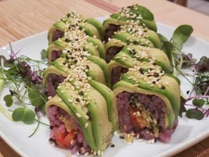 more vegan sushi at Edamame Vegan Sushi in Warsaw