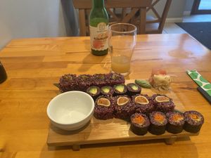   at Edamame Vegan Sushi in Warsaw