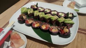 Yummm at Edamame Vegan Sushi in Warsaw