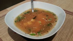 Miso ❤ at Edamame Vegan Sushi in Warsaw