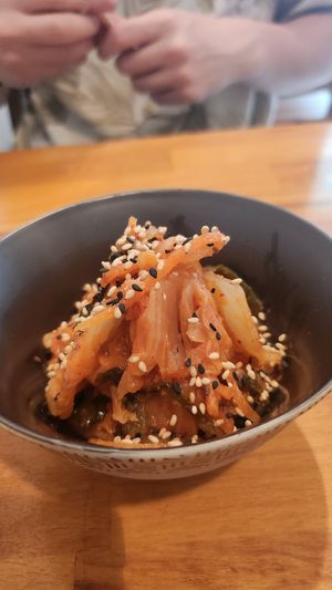 Kimchi at Edamame Vegan Sushi in Warsaw