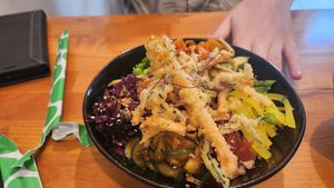 Edammae bowl at Edamame Vegan Sushi in Warsaw