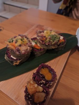  at Edamame Vegan Sushi in Warsaw