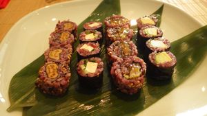 4U set at Edamame Vegan Sushi in Warsaw